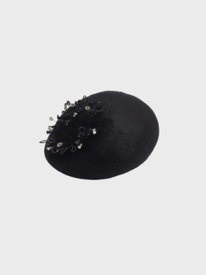 Mini beret in black