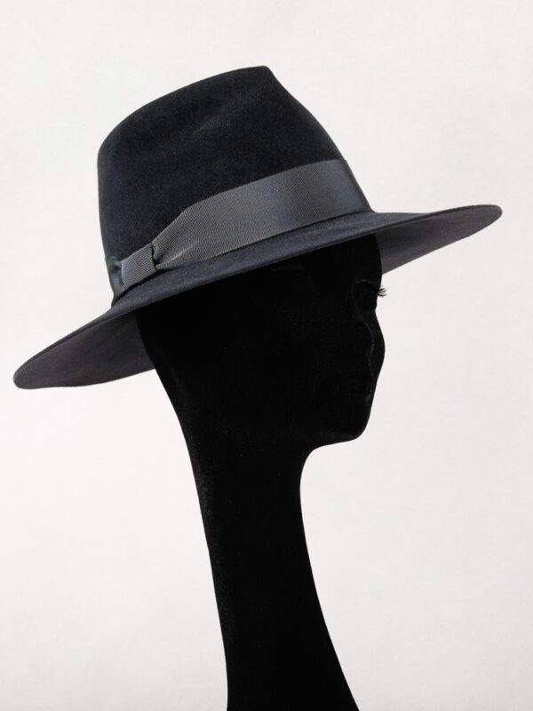 Fedora hat in anthracite