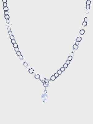 Chain Pearl Necklace