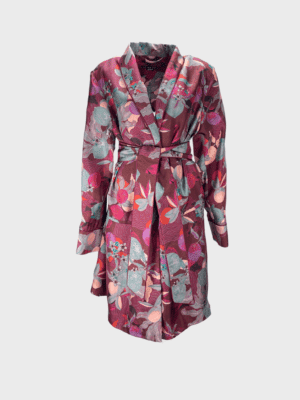 Silk Jacket Dress in Exotic Fruits
