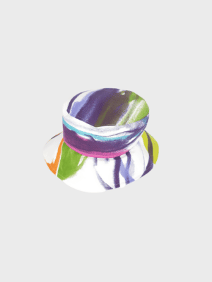 Bucket hat with lots of color