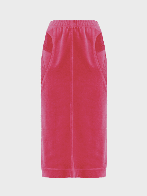 Crystal Clear Velvet skirt