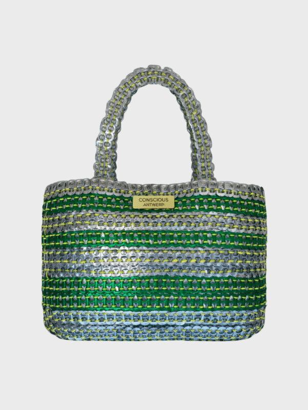 Metallic Medium Tote
