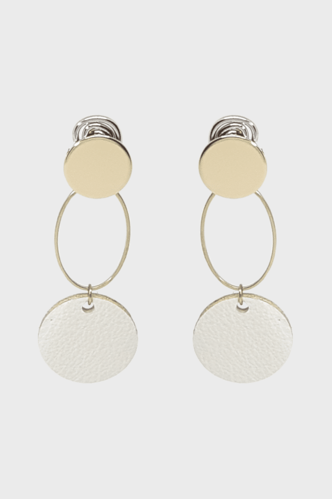 Oval Ring Earrings by Cap’a di Carina - Dressr