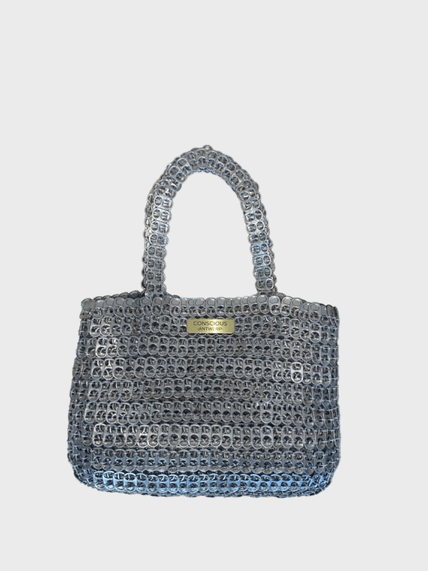 Metallic Medium Tote