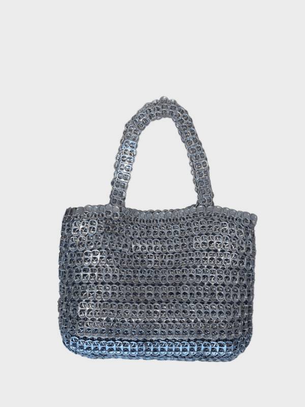 Metallic Medium Tote