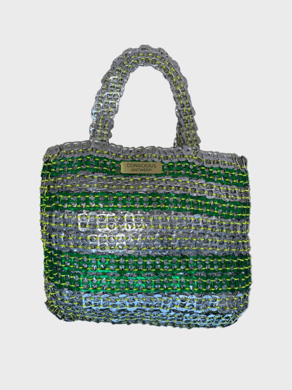 Metallic Medium Tote