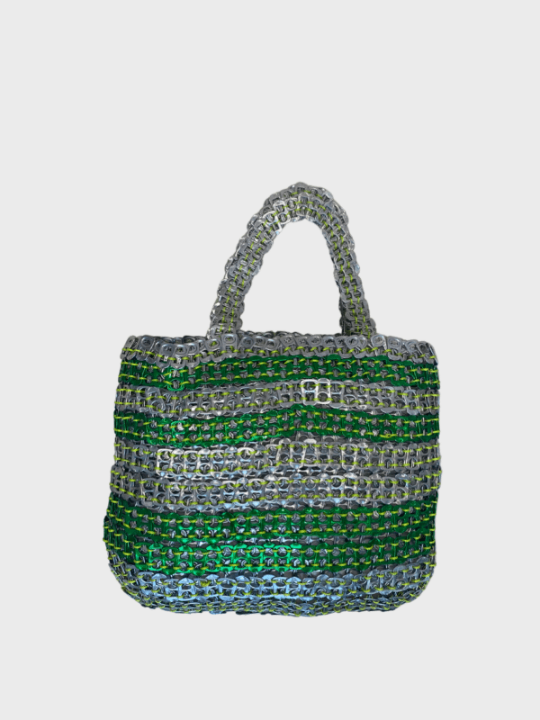 Metallic Medium Tote