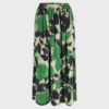 Sage midi skirt