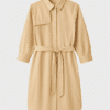 Trench shirt dress