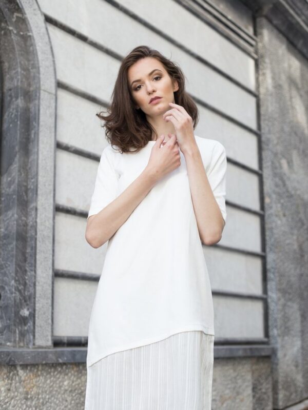 Bamboo detail dress