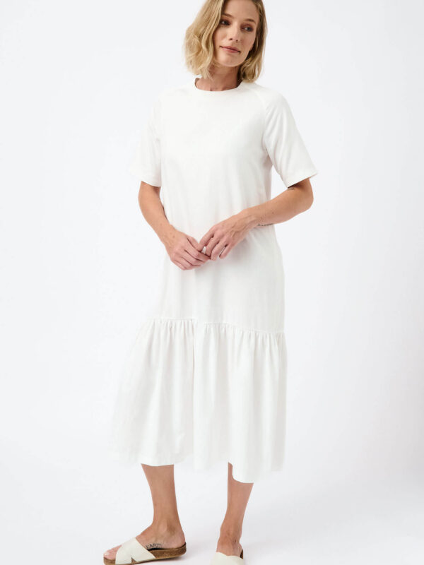 Dropped waist frilled dress
