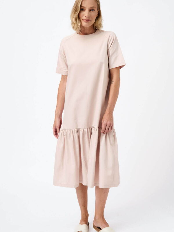 Dropped waist frilled dress