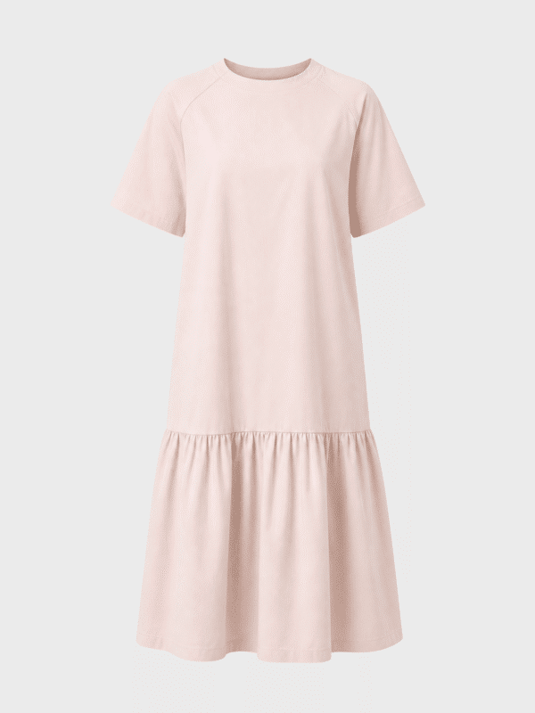 Dropped waist frilled dress