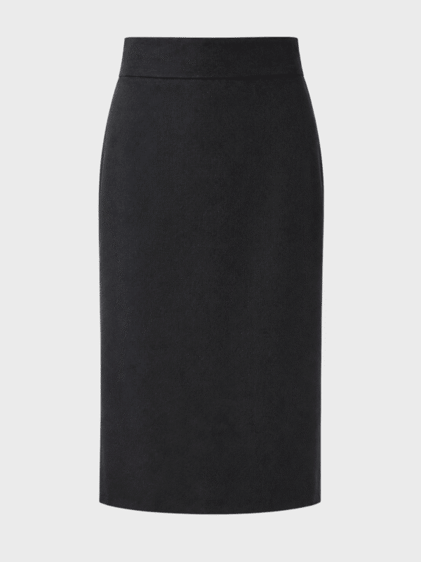 High-waist pencil skirt