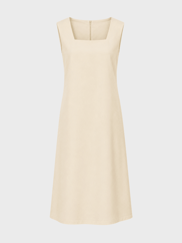 Square neckline dress