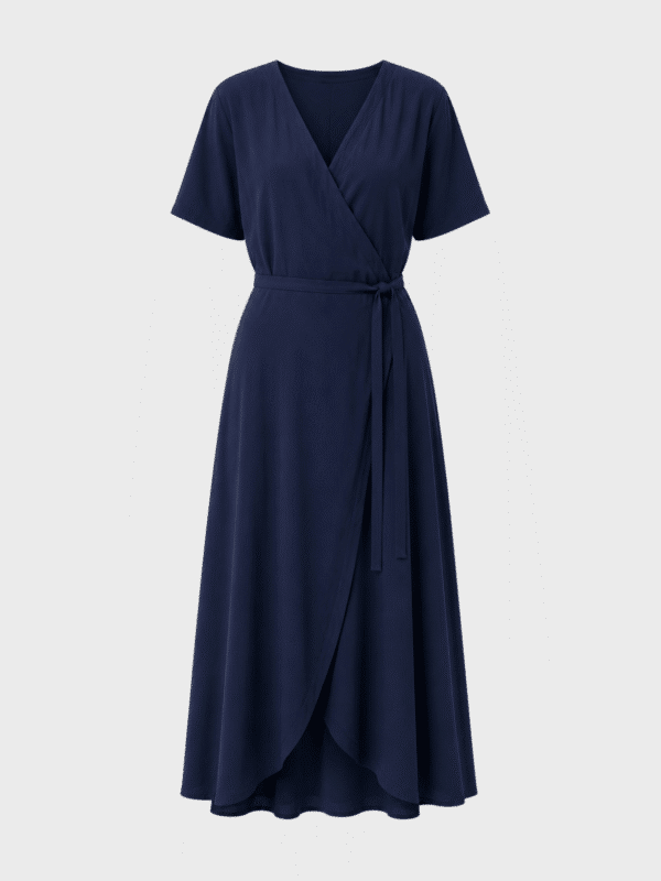 Tencel wrap dress