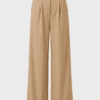 Wide-leg tailored trousers