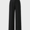 Wide-leg tailored trousers