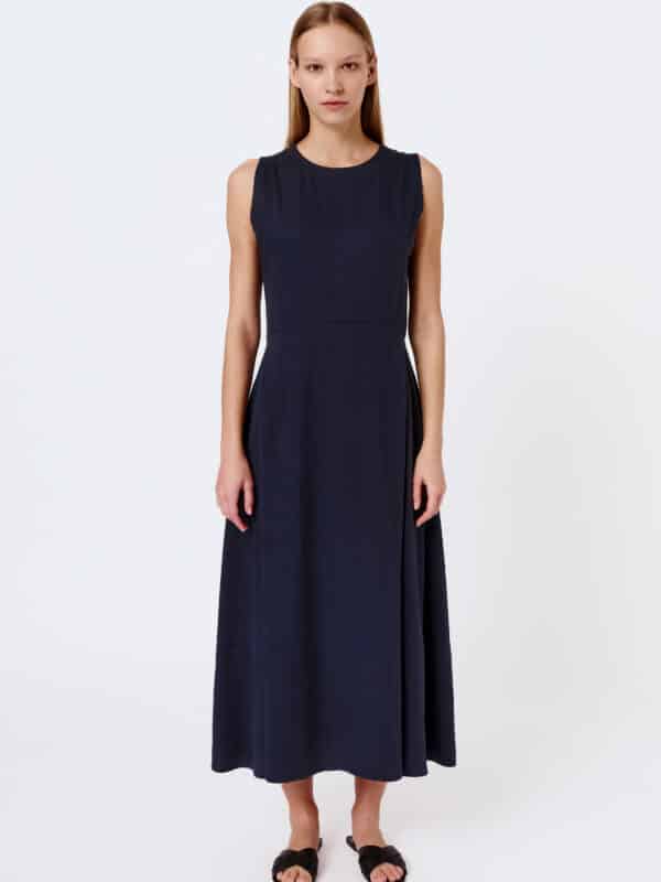 Tencel pleat dress