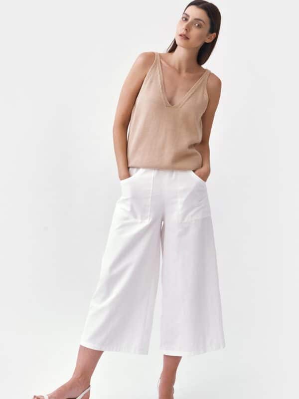 Sateen culottes