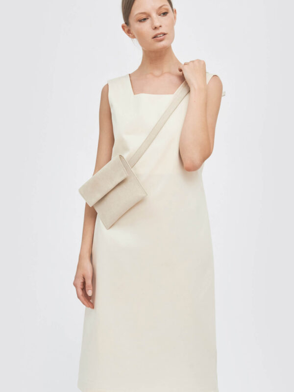 Square neckline dress