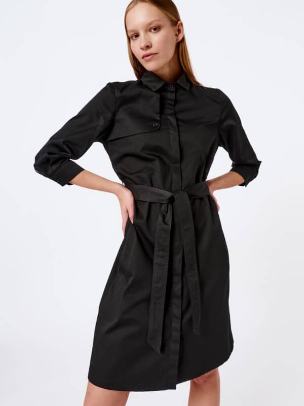 Trench shirt dress