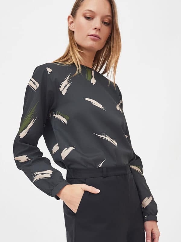 Paintbrush blouse