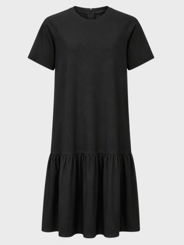 Dropped waist frilled dress