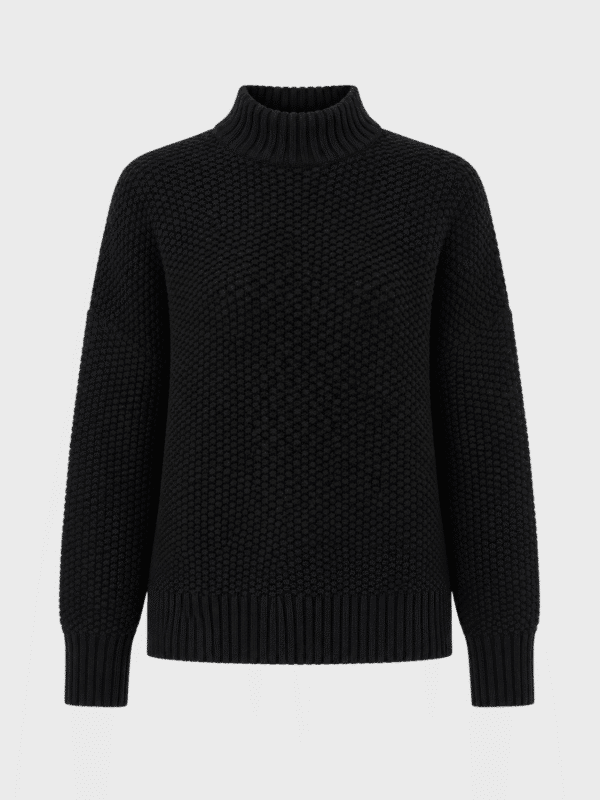 Knitted rice cubes pullover